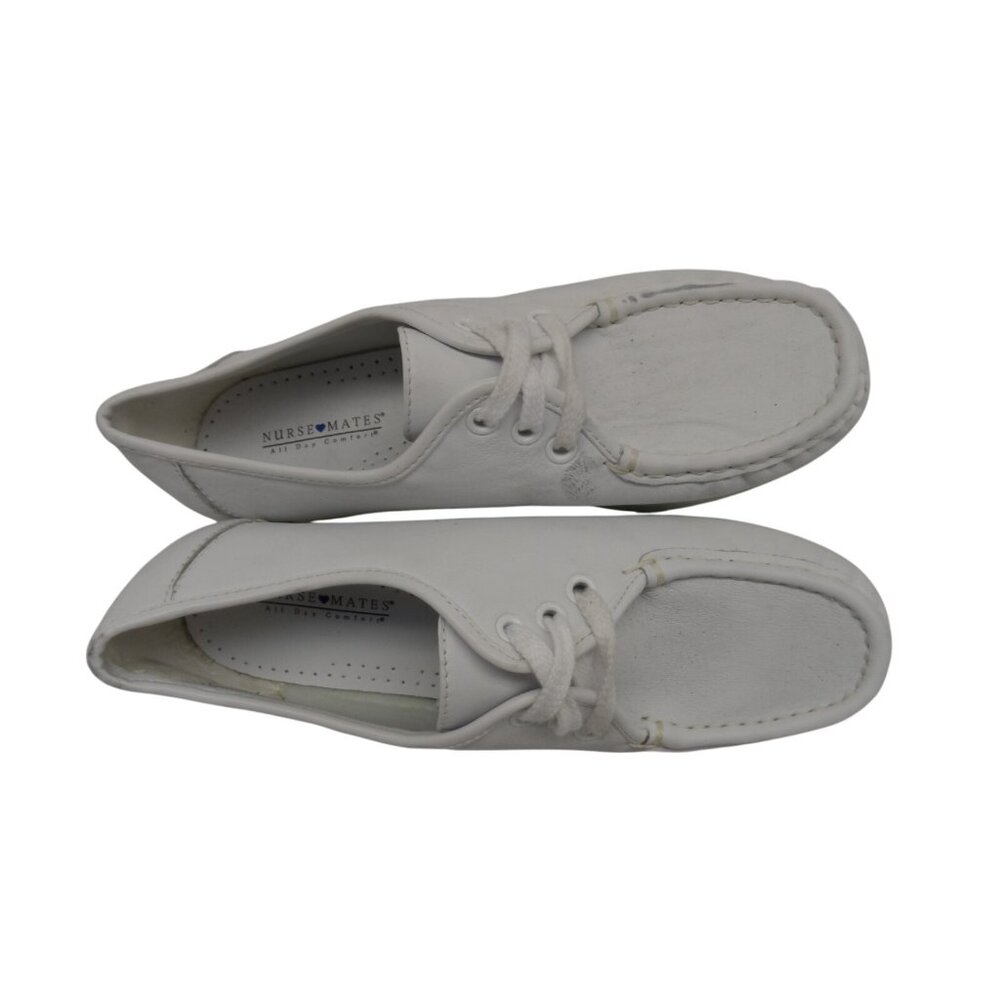 Nurse Mates Women's Anni Lo Slip-Resistant Work Shoes 204214 White Size 8M - Picture 4 of 8